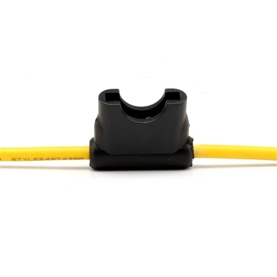Inline bladsikringsholder med 12 gauge ledningsledninger