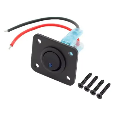 1 bande 12v 20a Blue LED SPST Toggle Rocker On/Off Marine Switch Panel